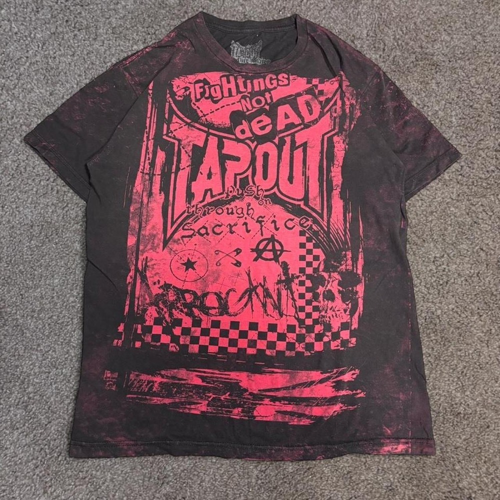 Y2K Tapout Signature Series "Fighting's Not Dead" AOP Tee